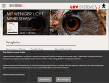 Tablet Screenshot of ldv-systeme.de